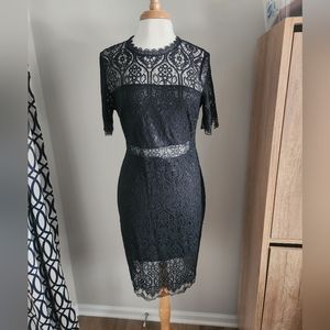 New with tag Cupshe lace stretch dress L